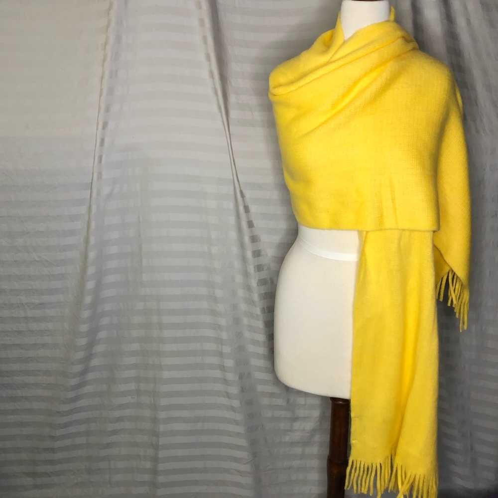 Yellow Scarf or Wrap
